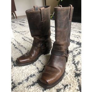 FRYE 12R Harness Boots